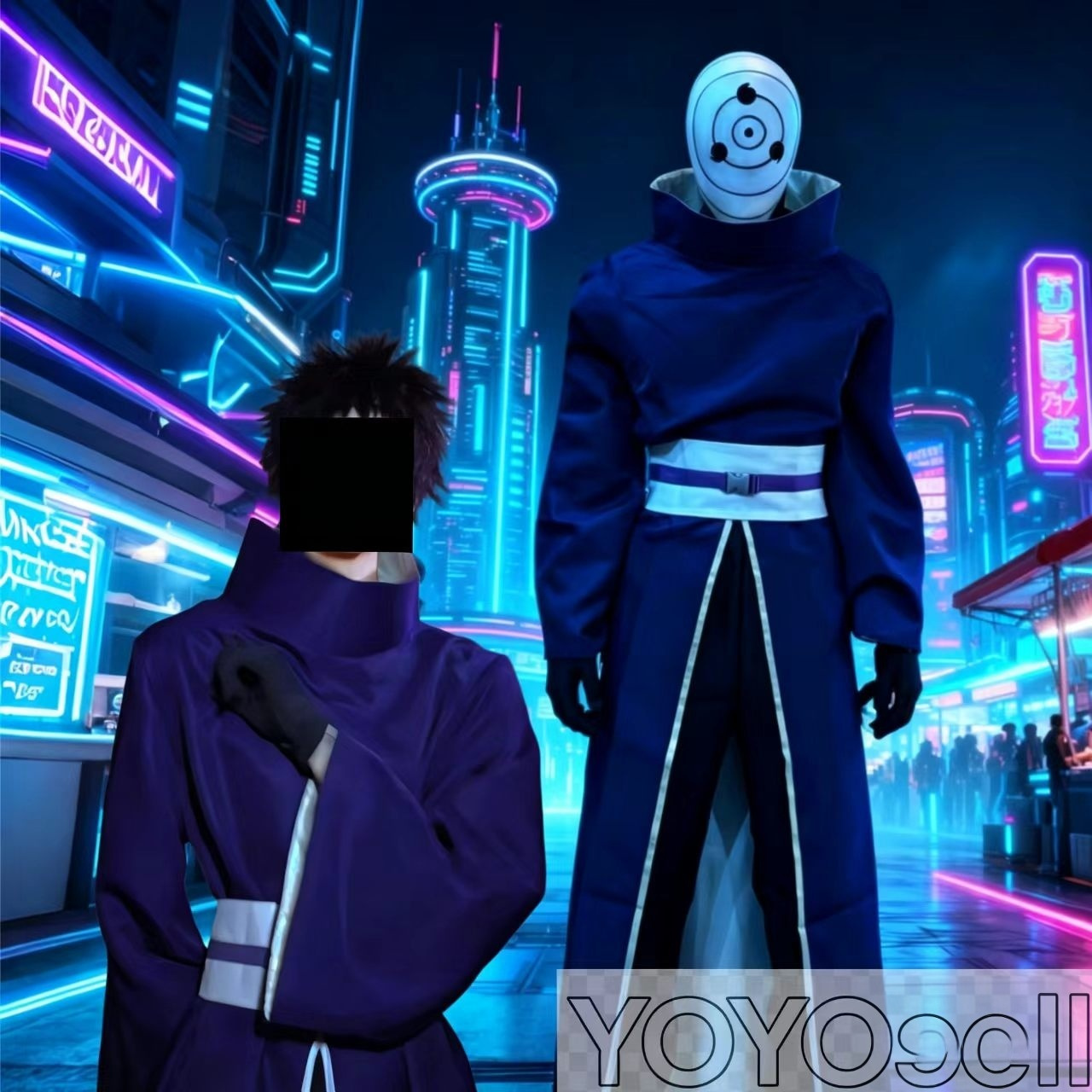Anime Cosplay Ninja - Costume Cosplay Obito Uchiha, Abito Ninja