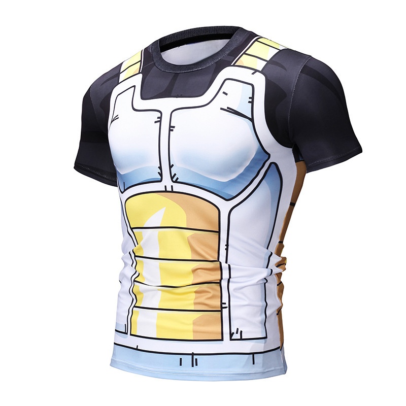Dragon Ball Saiyan Armor - T-shirt Uomo Estiva 2026 Dragon Ball
