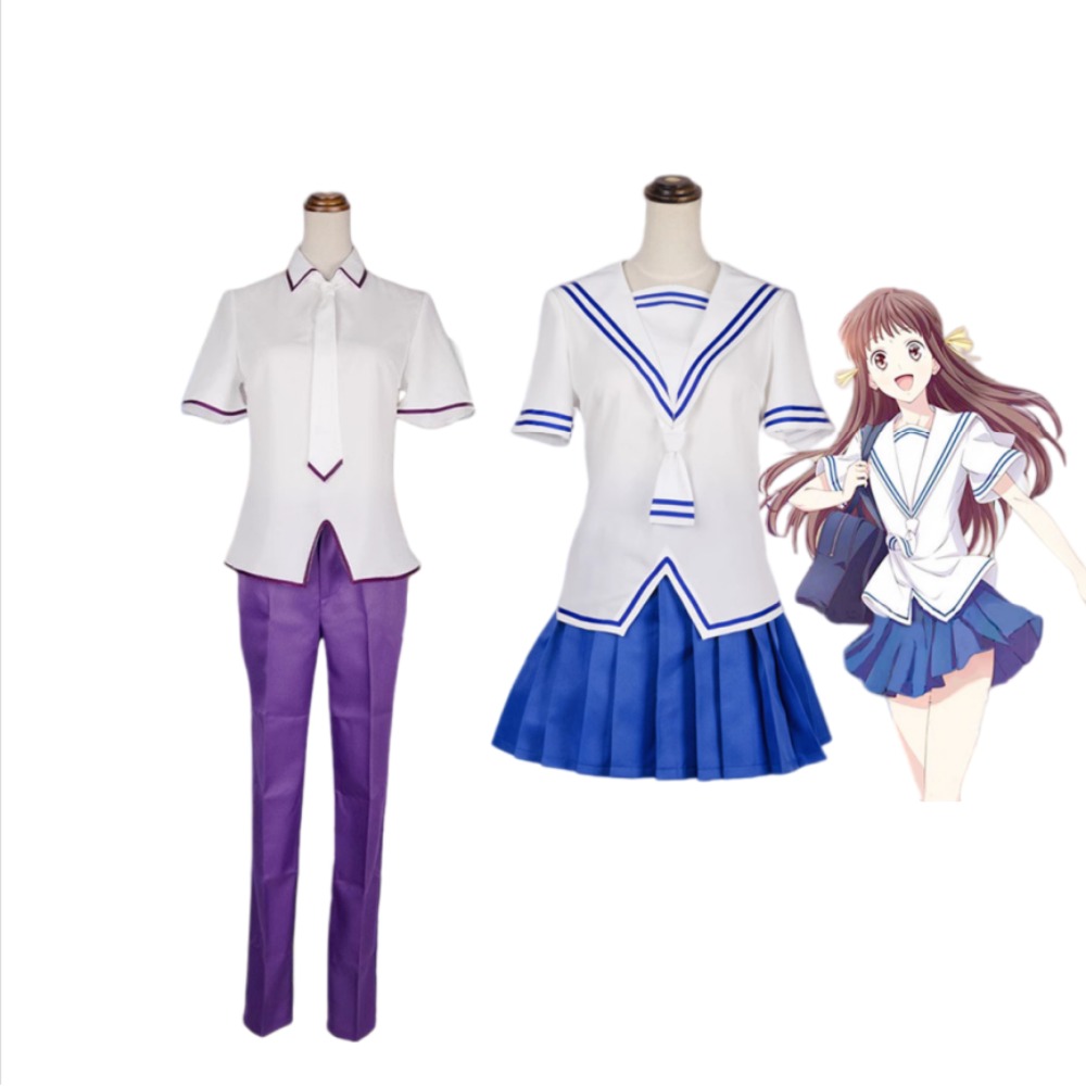 Cosplay Anime Yuki - Costume Cosplay Fruits Basket Tohru Honda
