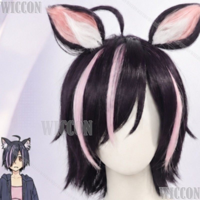 Cosplay Anime Black Hair - Chainsmoker Cat Cosplay Hameko Easygoing Anal