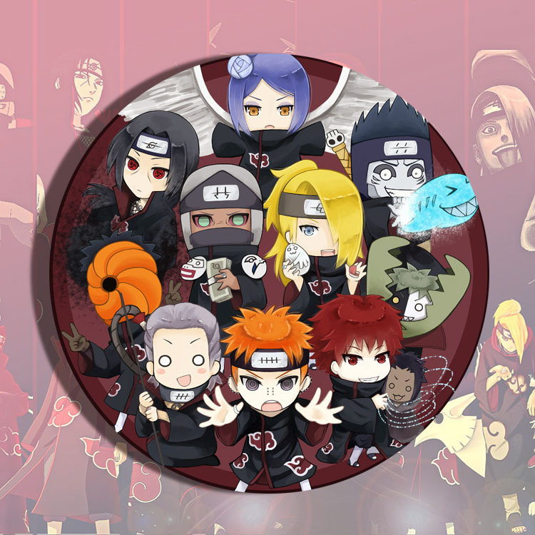 Anime Cosplay Ninja - Spilla Distintivo Anime Naruto Sasuke Itachi