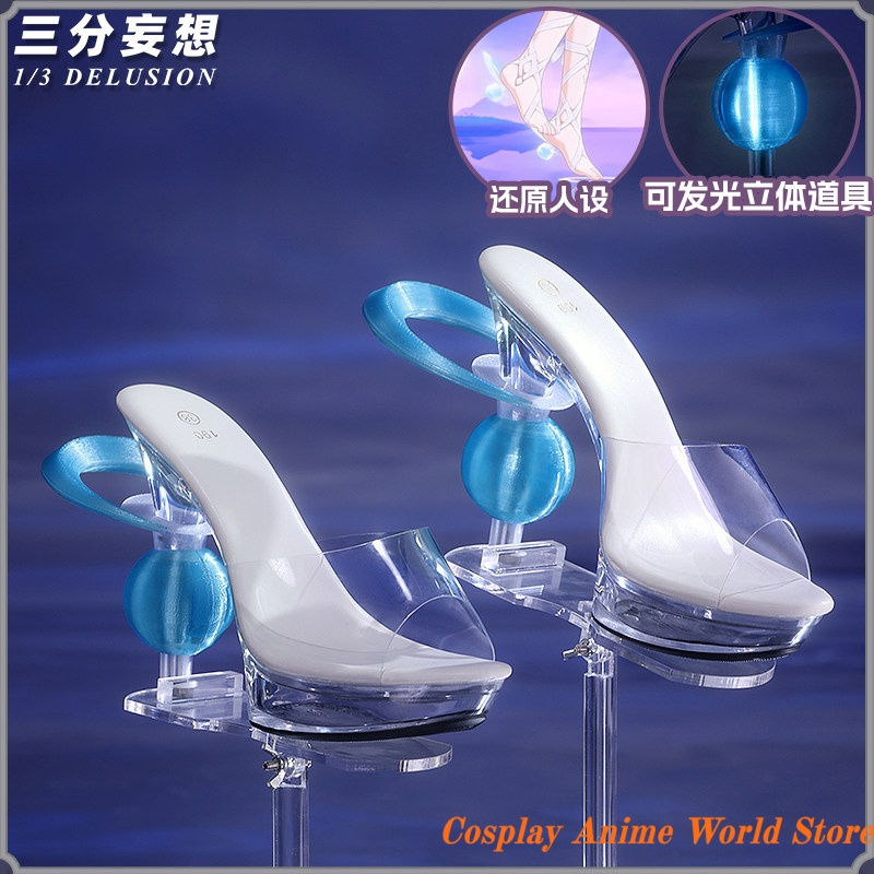 Anime Cosplay Swimsuit - Scarpe Cosplay Damselette Columbina di Genshin