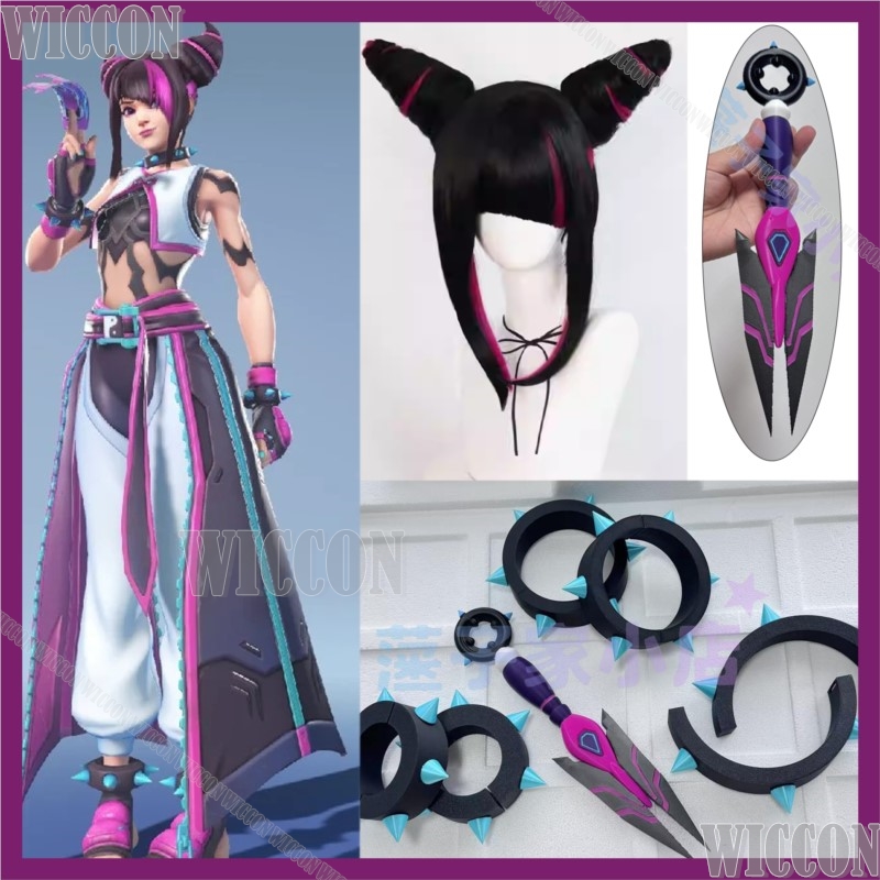 Cosplay Anime Black Hair - Kiriko Juri Gioco Han Over Gioco