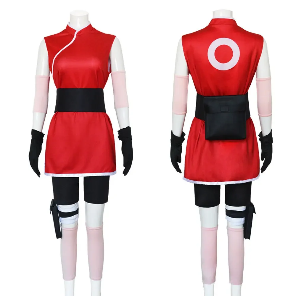 Anime Cosplay Ninja - Costume Cosplay Haruno Sakura per Donne