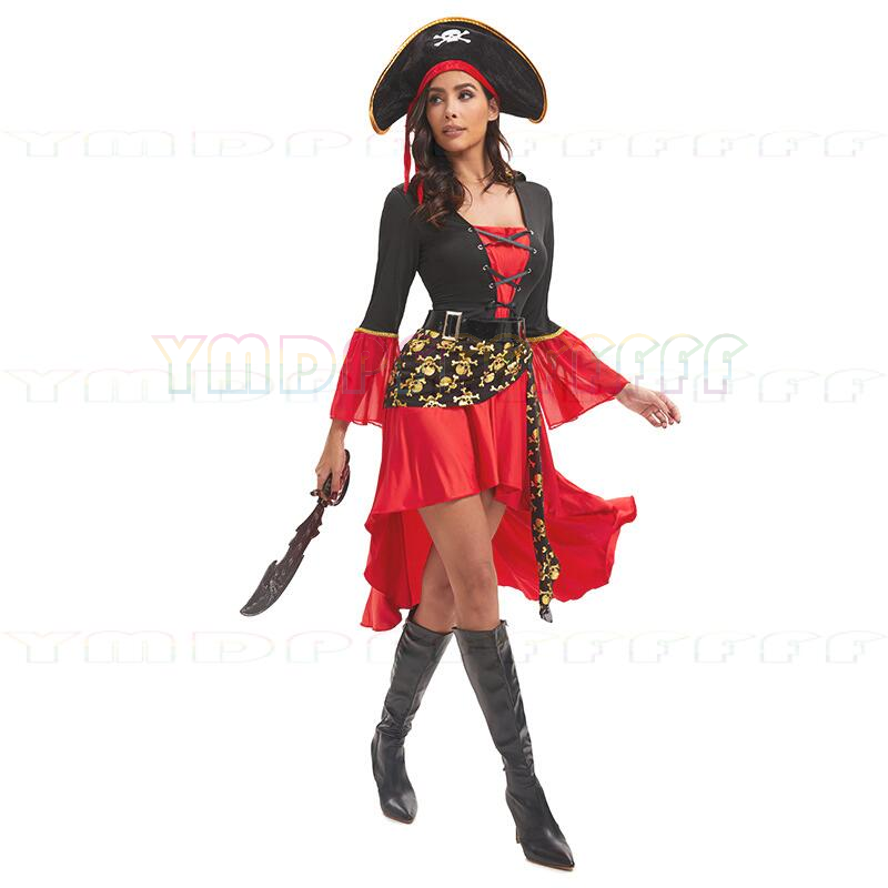 Anime Cosplay Makeup - Costumi da pirata femminile per Halloween,