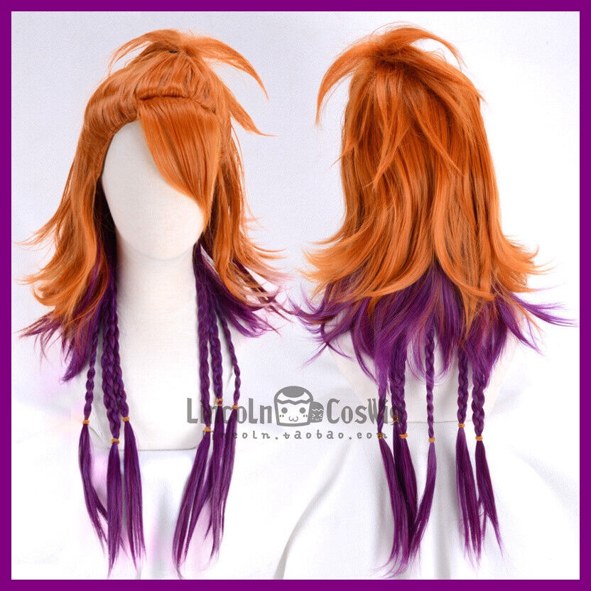 Cosplay Anime Black Hair - Parrucca Completa per Cosplay di Black
