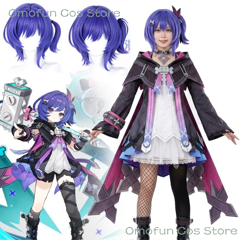 Quality Anime Cosplay - Costume Cosplay Genshin Impact Prune, Parrucca