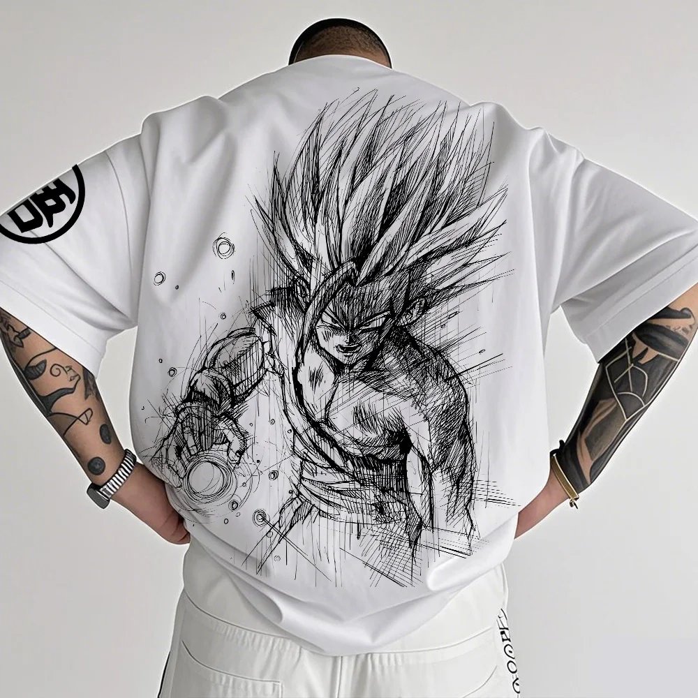 Dragon Ball Saiyan Armor - Dragon Ball Animazione T-shirt da uomo