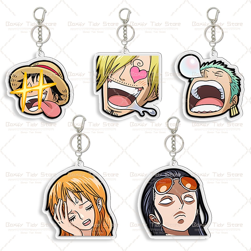 Anime Cosplay Eyes - Divertente Portachiavi in Acrilico One Piece