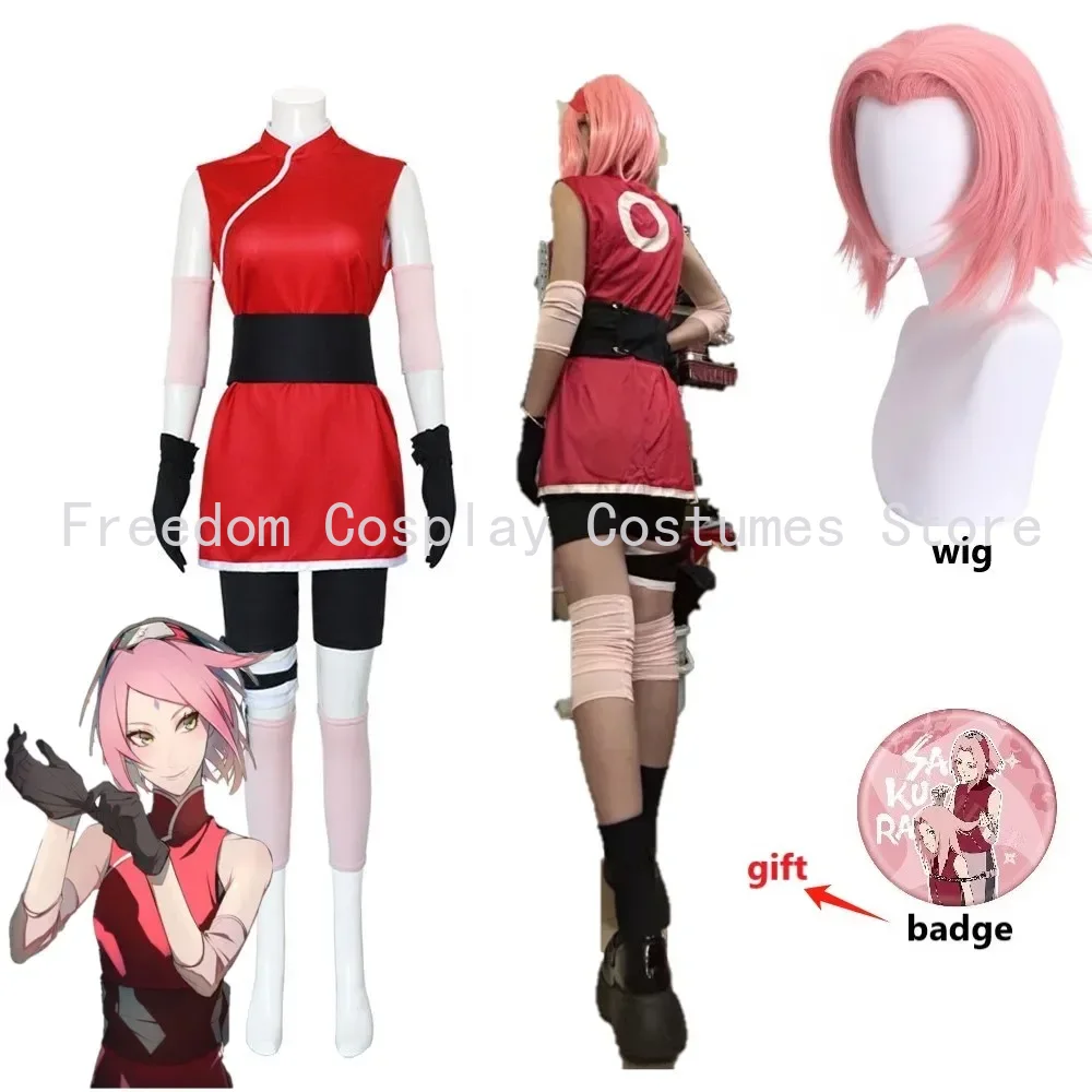 Anime Haruno Sakura Cosplay Sh - Anime Cosplay Ninja recensione e prezzo