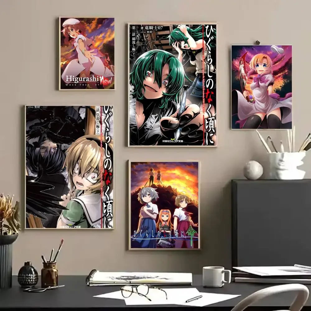 Anime H-Higurashi When They Cr - Anime Cosplay Wallpaper recensione e prezzo