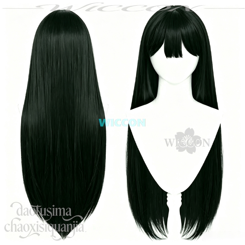 Parrucche Sintetiche Lunghe e  - Cosplay Anime Black Hair recensione e prezzo